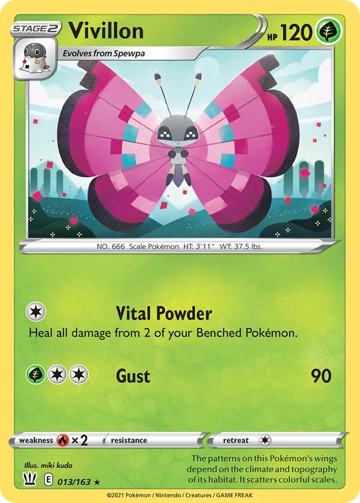 Vivillon (BST 013) – Battle Styles – Normal