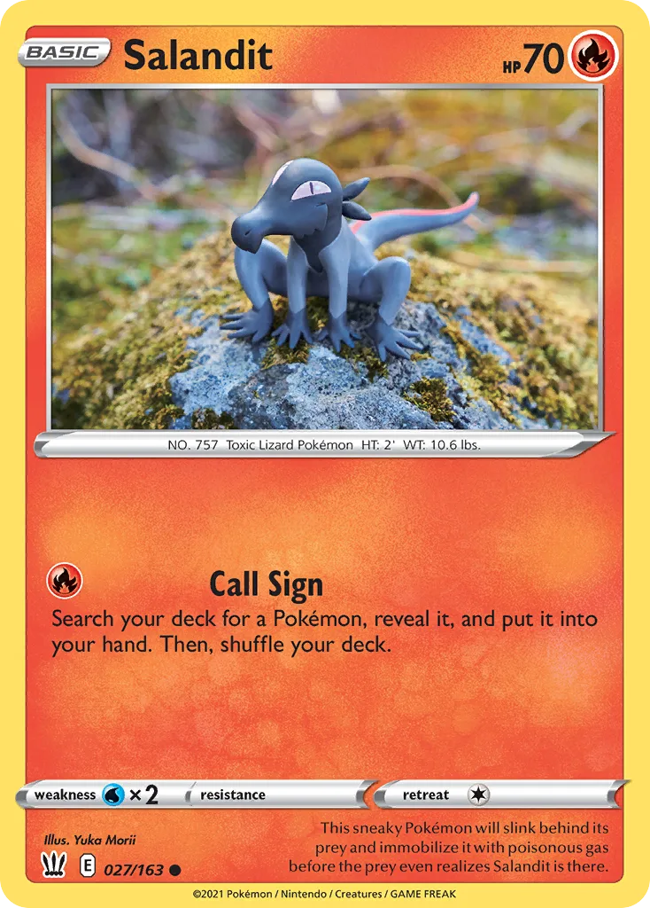Salandit (BST 027) – Battle Styles – Normal