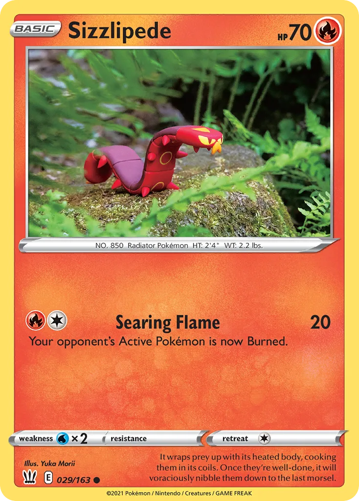Sizzlipede (BST 029) – Battle Styles – Normal