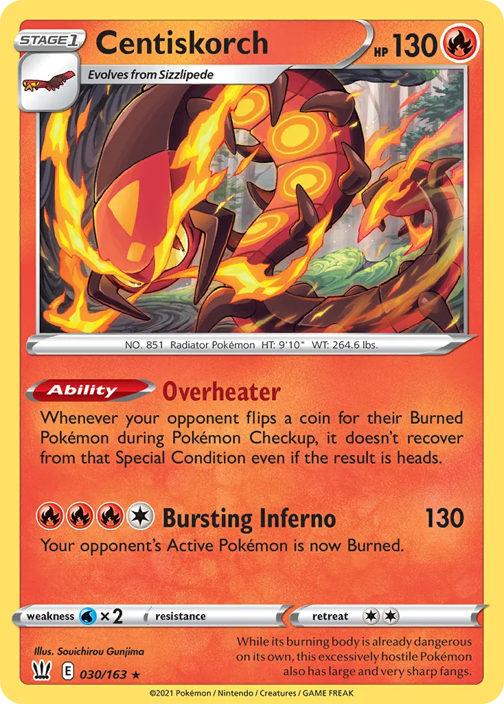 Centiskorch (BST 030) – Battle Styles – Normal