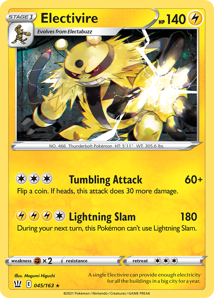 Electivire (BST 045) – Battle Styles – Normal