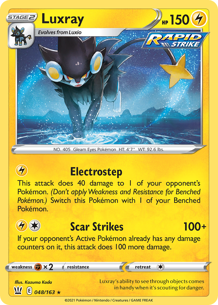 Luxray (BST 048) – Battle Styles – Normal