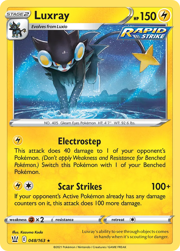 Luxray (BST 048) – Battle Styles – Normal