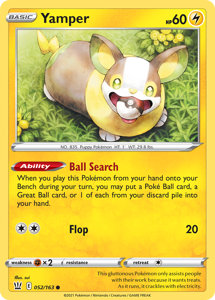 Yamper (BST 052) – Battle Styles – Normal