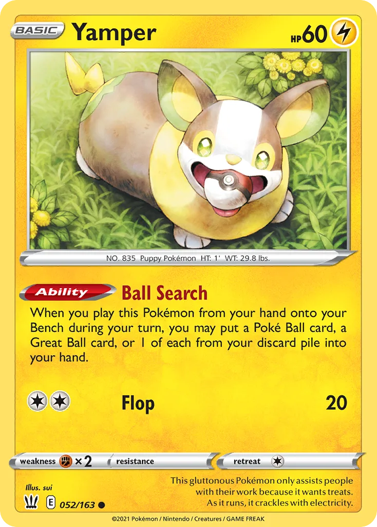Yamper (BST 052) – Battle Styles – Normal