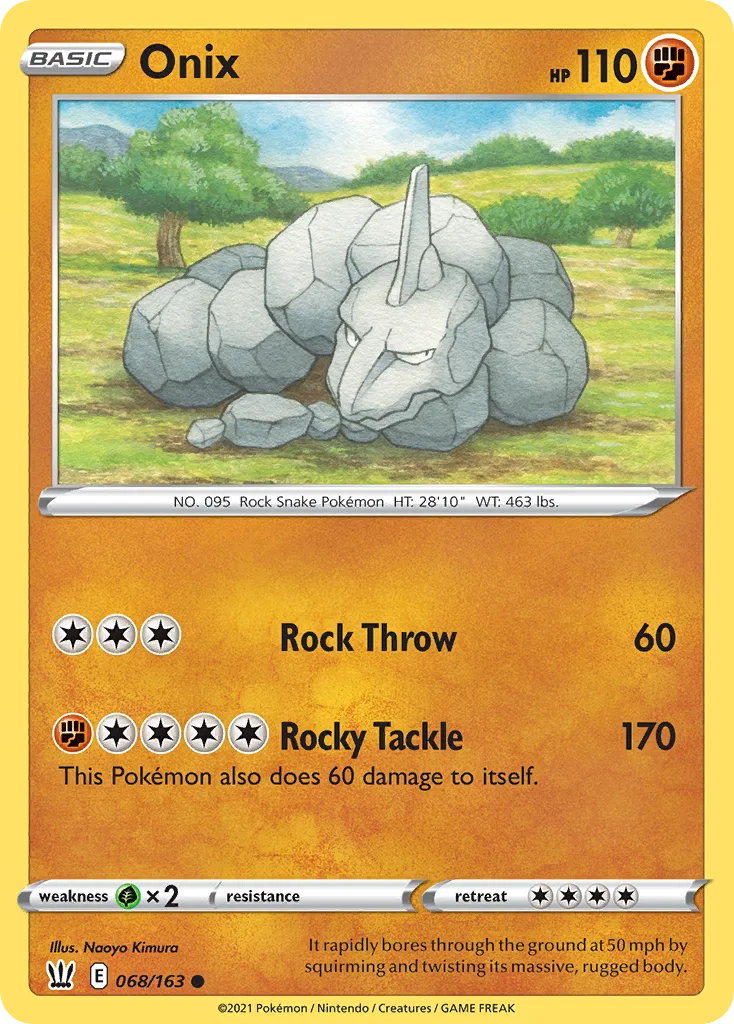 Onix (BST 068) – Battle Styles – Normal