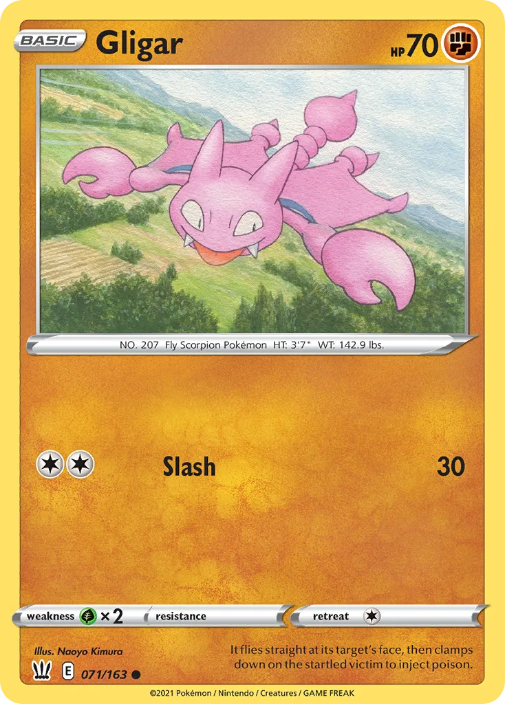 Gligar (BST 071) – Battle Styles – Normal