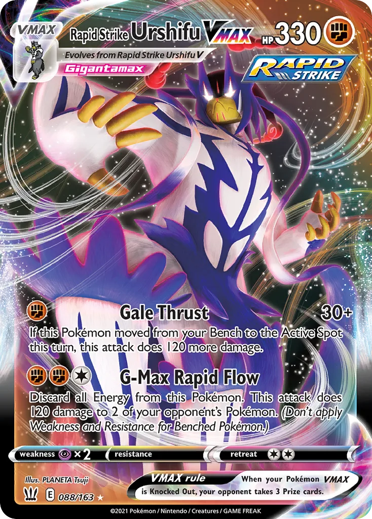 Rapid Strike Urshifu VMAX (BST 088) – Battle Styles – Normal