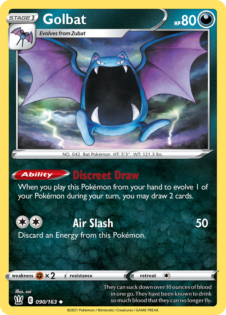 Golbat (BST 090) – Battle Styles – Normal