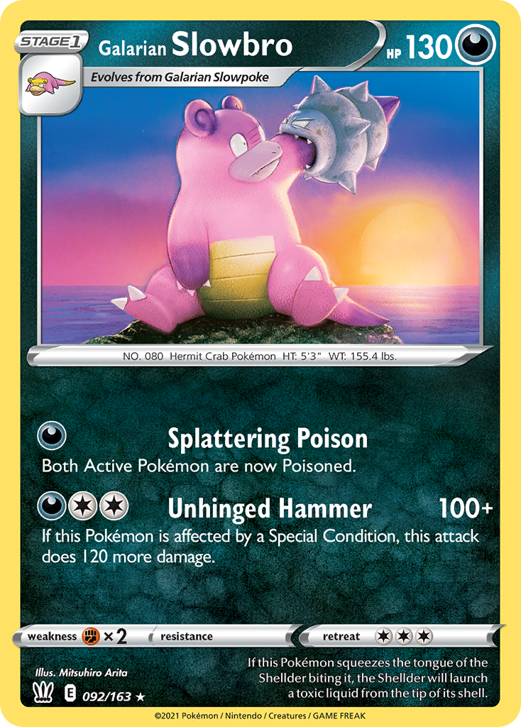 Galarian Slowbro (BST 092) – Battle Styles – Normal