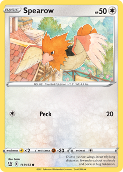 Spearow – Battle Styles – Normal