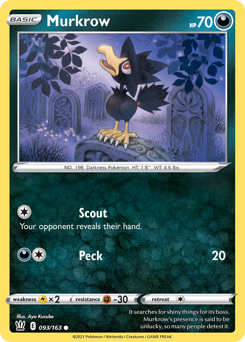 Murkrow – Battle Styles – Normal