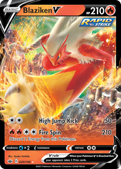 Blaziken V – Chilling Reign – Normal