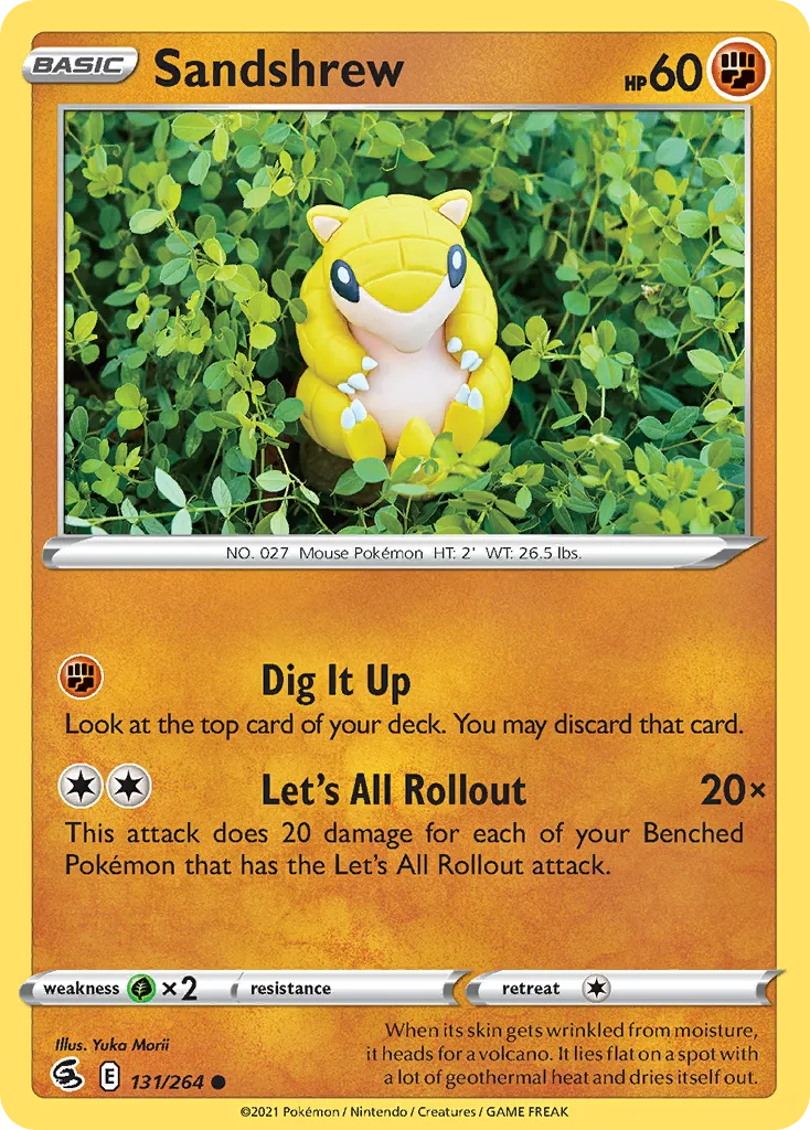 Sandshrew (FST 131) – Fusion Strike – Normal