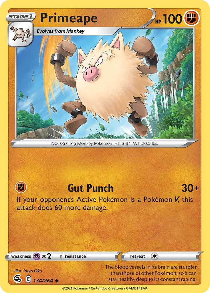 Primeape (FST 134) – Fusion Strike – Normal