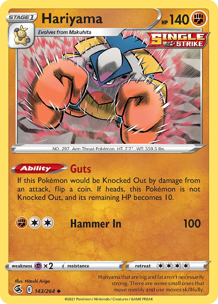 Hariyama (FST 143) – Fusion Strike – Normal