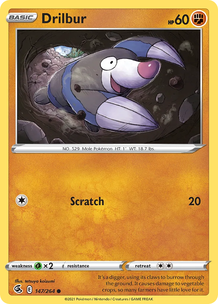 Drilbur (FST 147) – Fusion Strike – Normal
