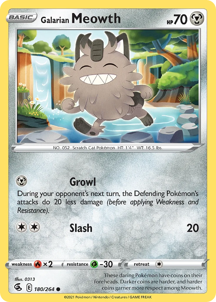 Galarian Meowth (FST 180) – Fusion Strike – Normal