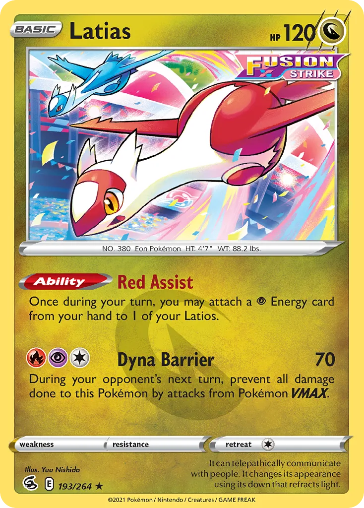 Latias (FST 193) – Fusion Strike – Normal