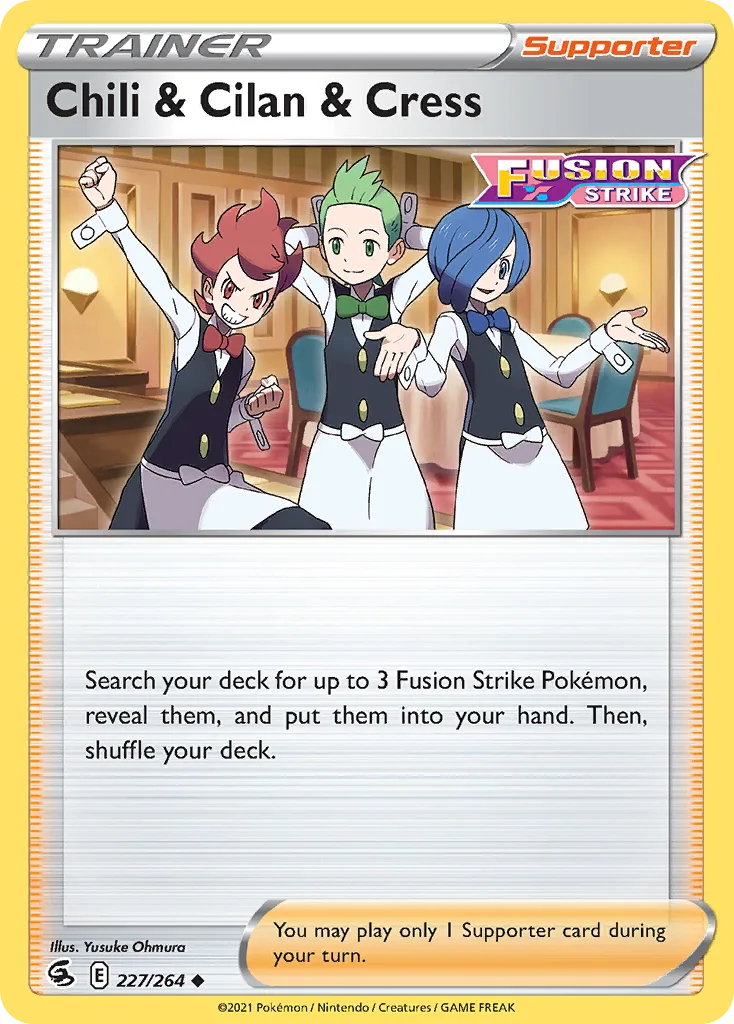 Chili & Cilan & Cress (FST 227) – Fusion Strike – Normal