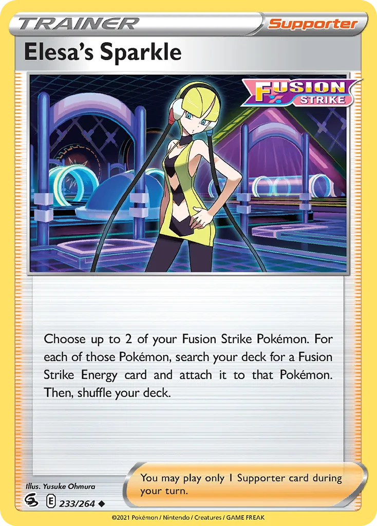 Elesa's Sparkle (FST 233) – Fusion Strike – Normal