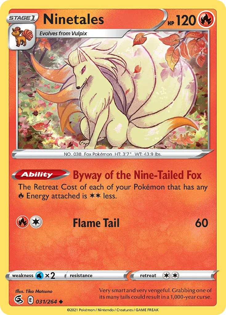 Ninetales (FST 031) – Fusion Strike – Normal