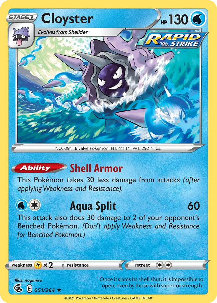 Cloyster (FST 051) – Fusion Strike – Normal