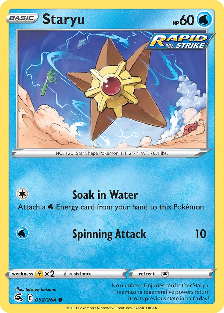 Staryu (FST 052) – Fusion Strike – Normal