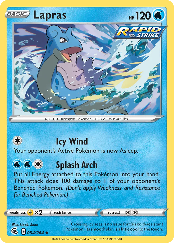 Lapras (FST 054) – Fusion Strike – Normal