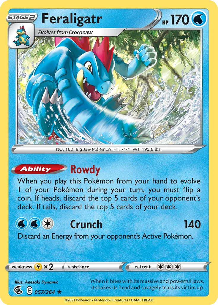 Feraligatr (FST 057) – Fusion Strike – Normal