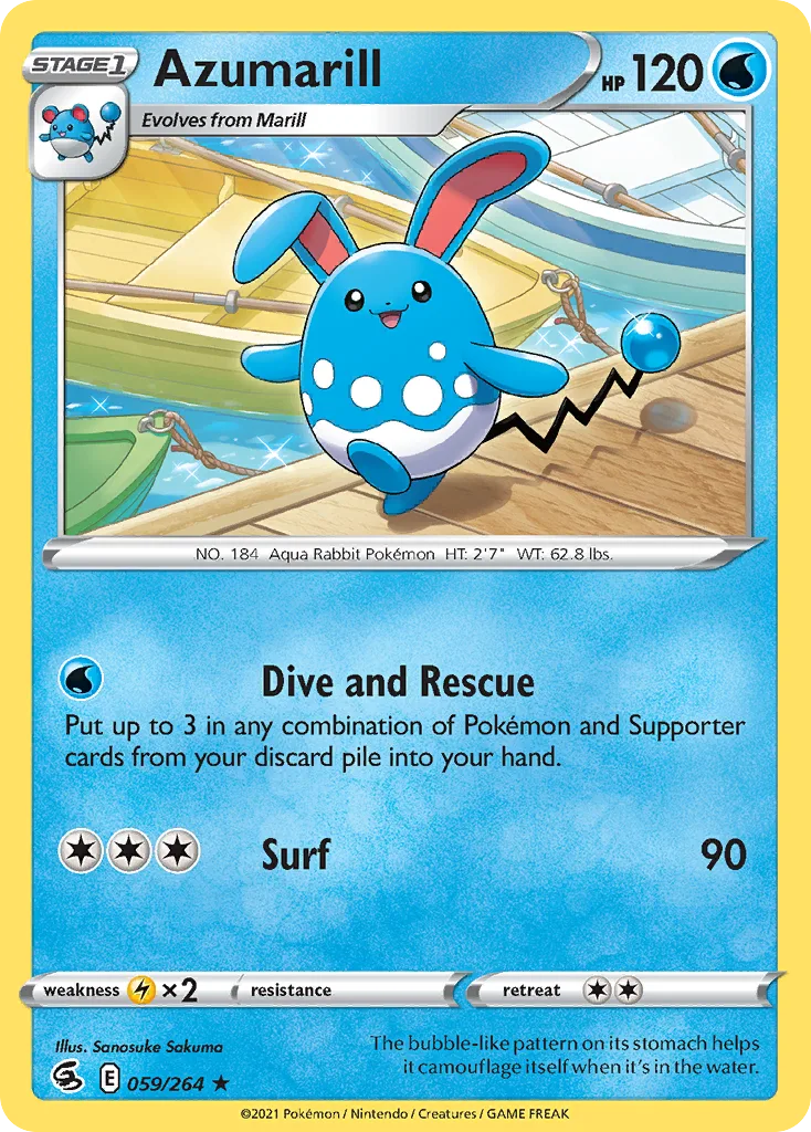 Azumarill (FST 059) – Fusion Strike – Normal