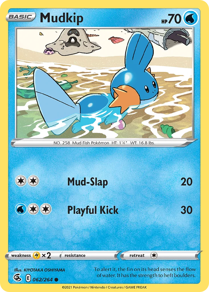 Mudkip (FST 062) – Fusion Strike – Normal