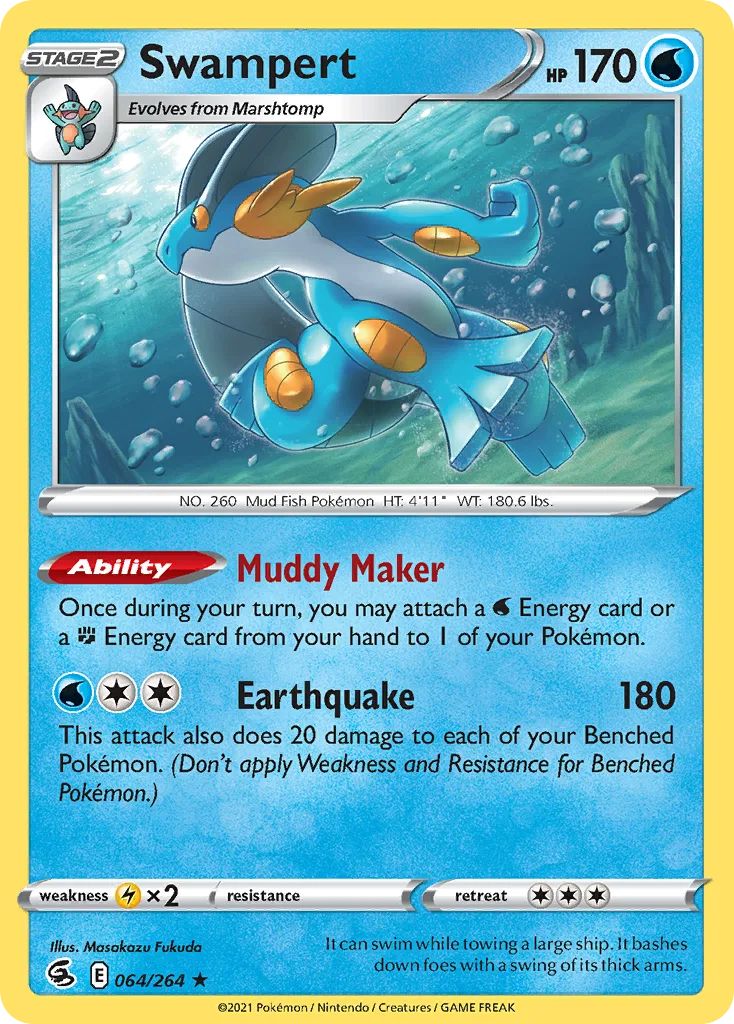 Swampert (FST 064) – Fusion Strike – Normal
