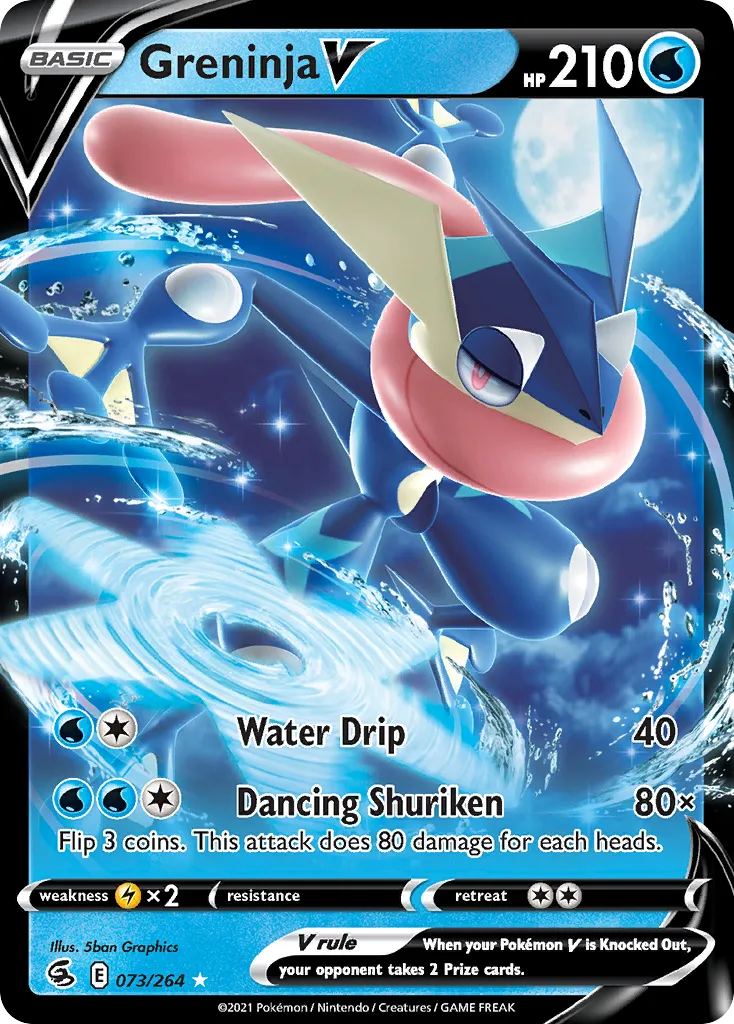 Greninja V (FST 073) – Fusion Strike – Normal