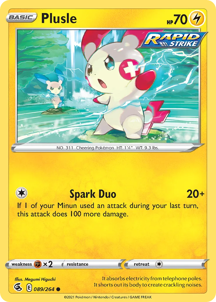 Plusle (FST 089) – Fusion Strike – Normal