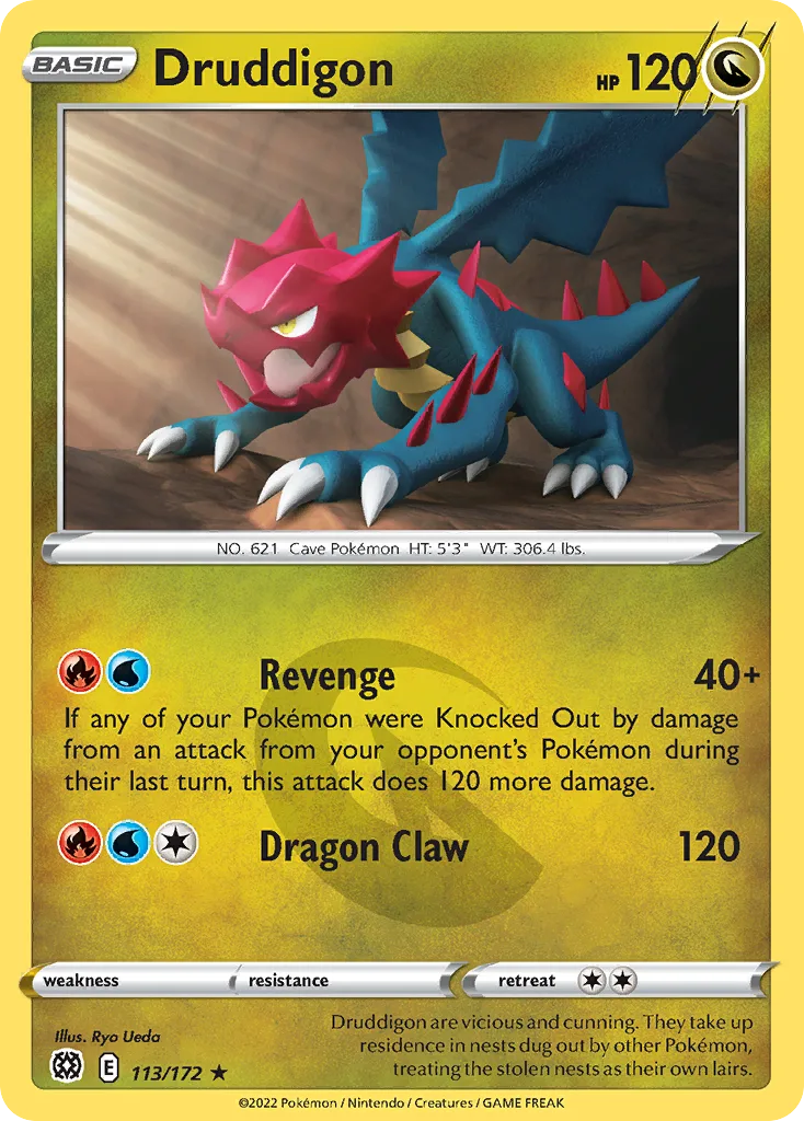Druddigon (BRS 113) – Brilliant Stars – Normal