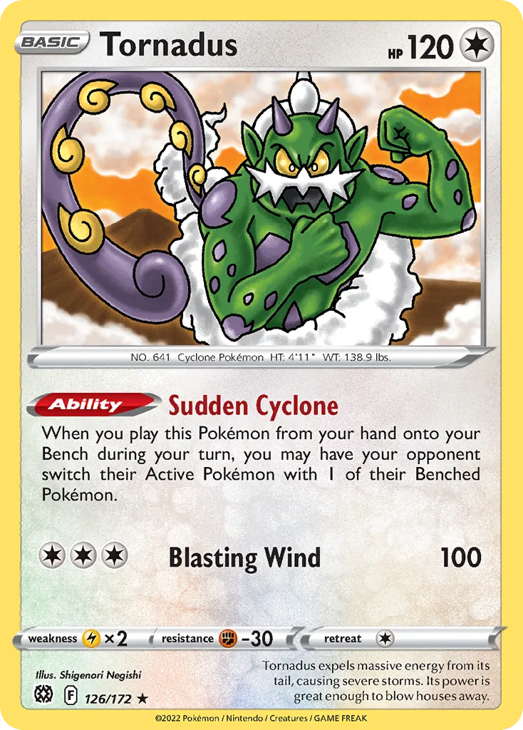 Tornadus (BRS 126) – Brilliant Stars – Normal