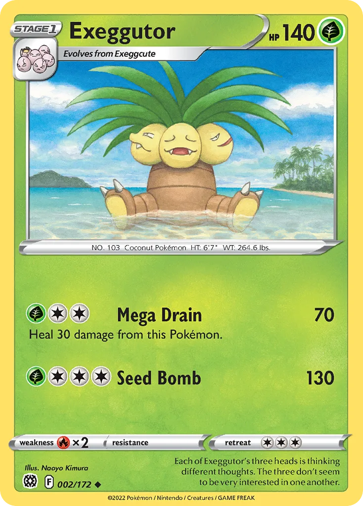 Exeggutor (BRS 002) – Brilliant Stars – Normal