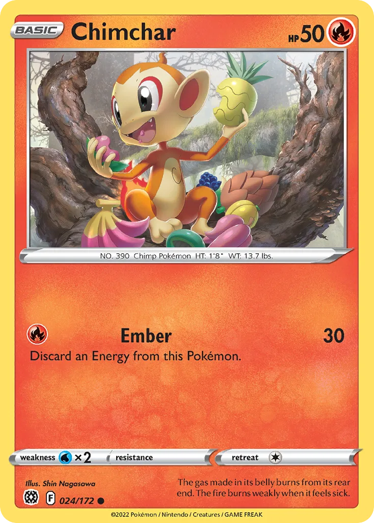 Chimchar (BRS 024) – Brilliant Stars – Normal