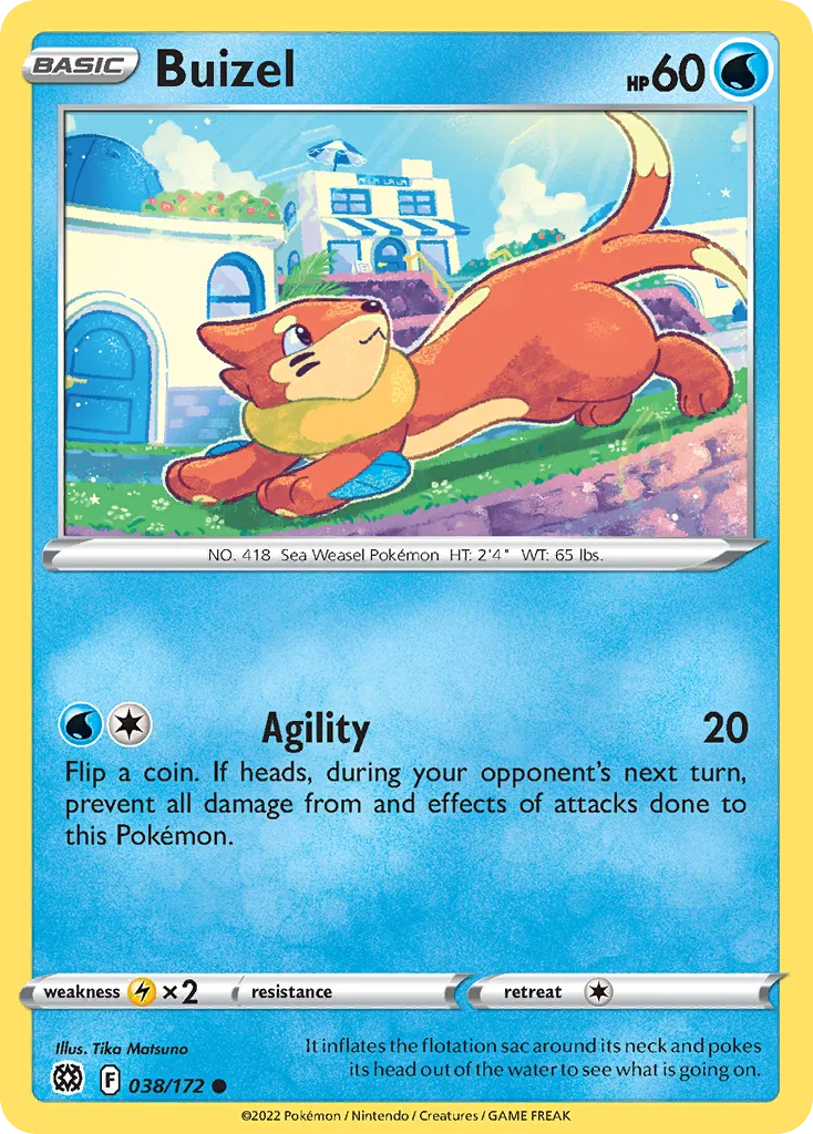 Buizel (BRS 038) – Brilliant Stars – Normal