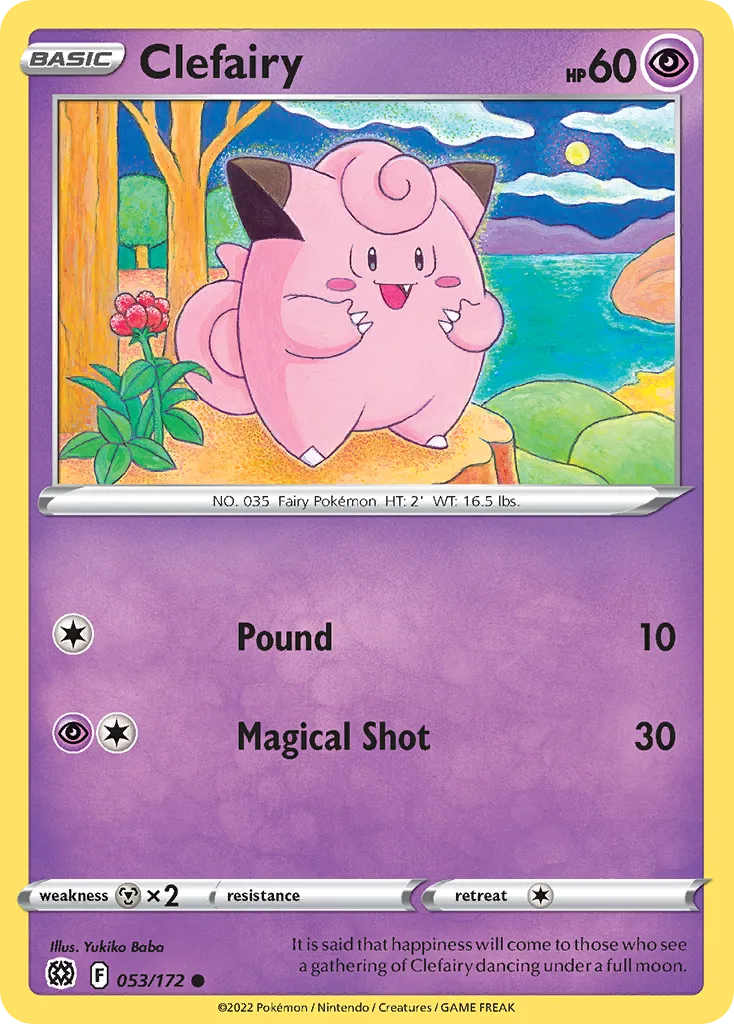 Clefairy (BRS 053) – Brilliant Stars – Normal