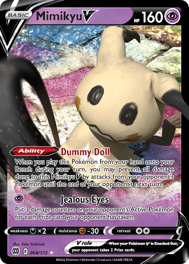 Mimikyu V (BRS 068) – Brilliant Stars – Normal