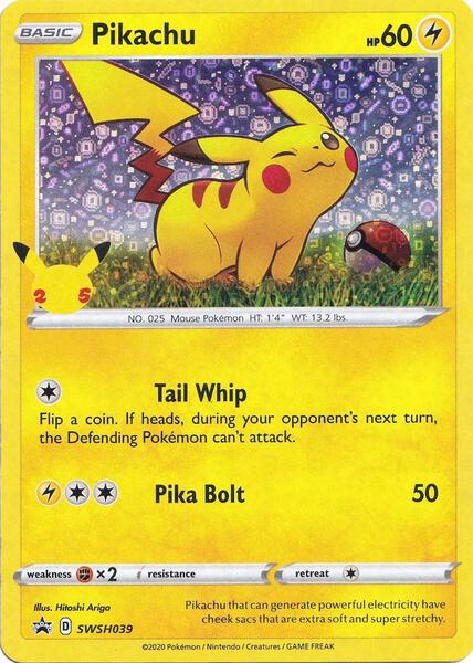 Pikachu (SWSH 039) – SWSH Black Star Promos – Normal