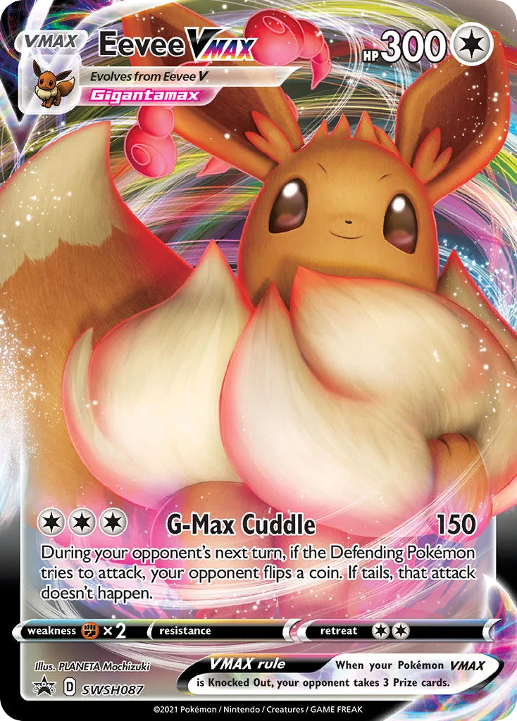 Eevee VMAX (SWSH 087) – SWSH Black Star Promos – Normal