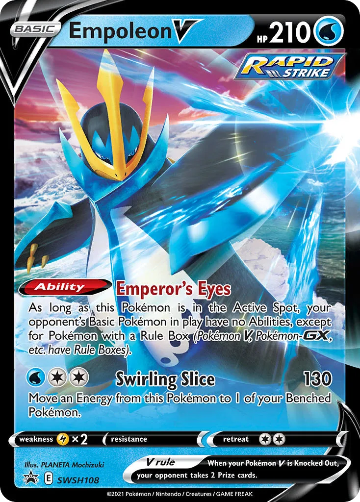 Empoleon V (SWSH 108) – SWSH Black Star Promos – Normal
