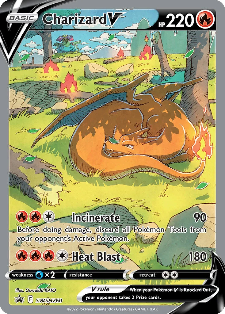 Charizard V (SWSH 260) – SWSH Black Star Promos – Normal