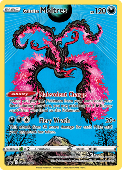 Galarian Moltres SWSH 284 #SWSH284 – SWSH Black Star Promos
