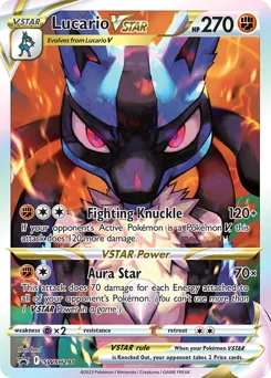 Lucario VSTAR – SWSH Black Star Promos – Normal