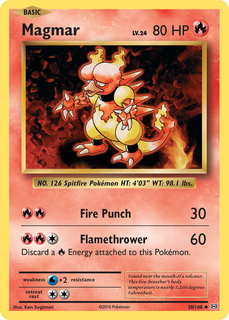 Magmar (EVO 020) – Evolutions – Normal