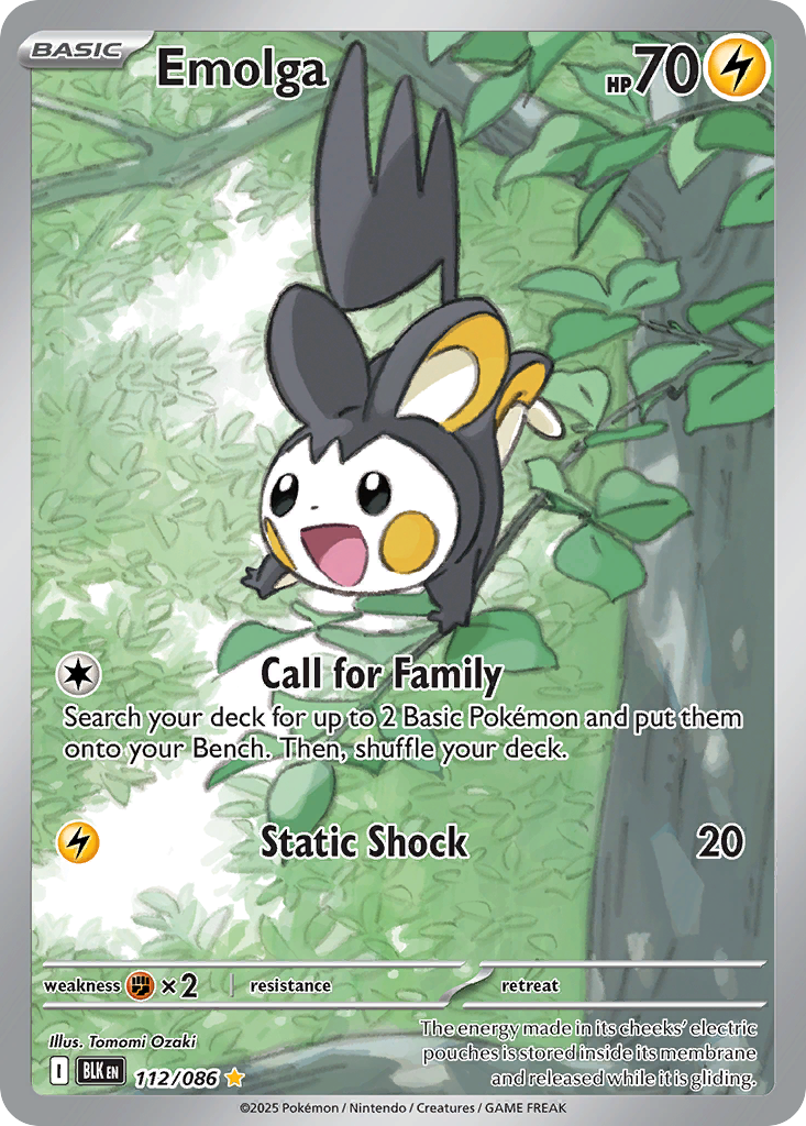 Emolga (BLK 112) – Black Bolt – Normal
